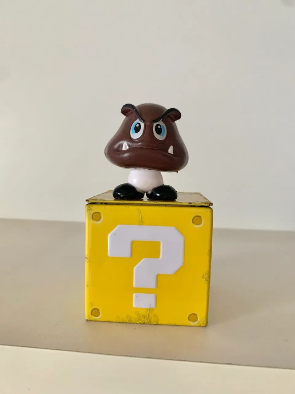Coleção super mario goomba e caixa