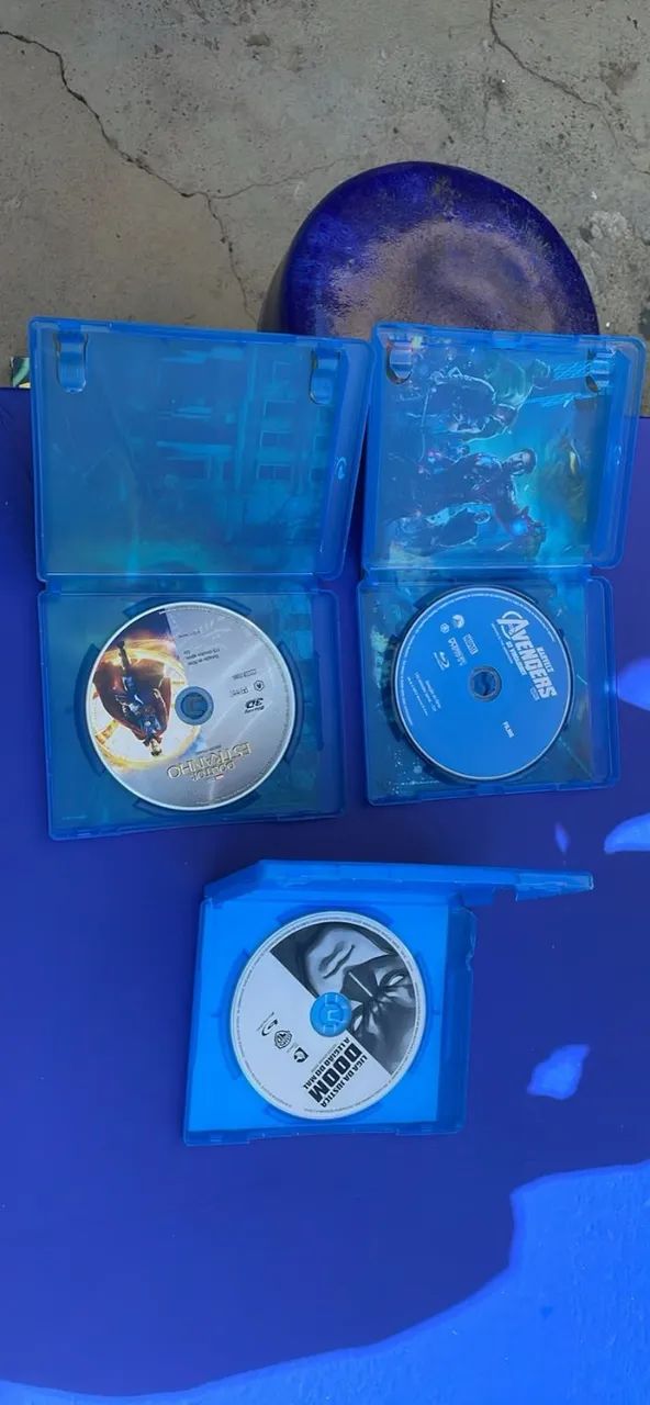 Blu-ray filmes super-heróis Marvel e DC - Foto 2