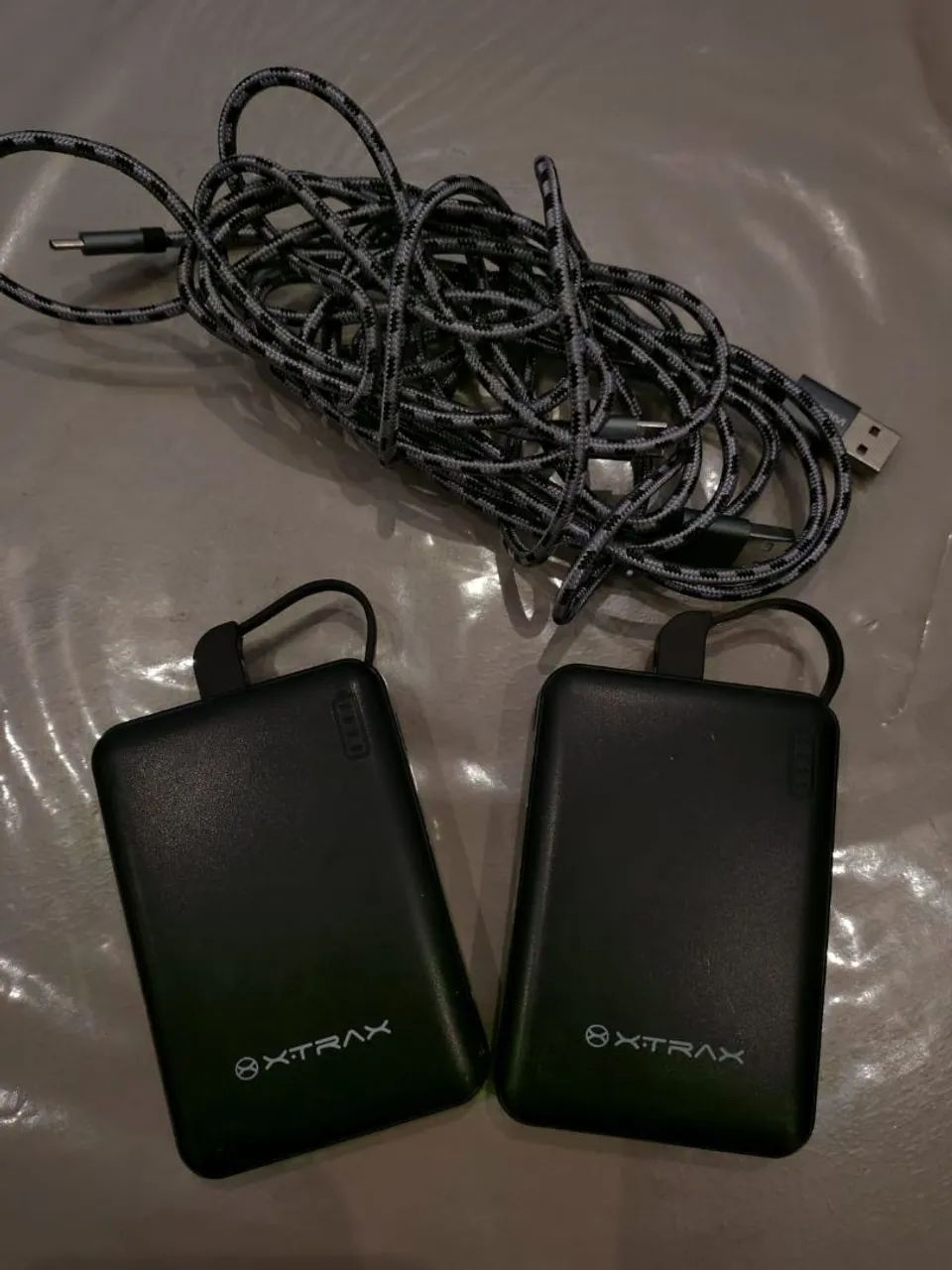 2 Carregador portátil para celular 10 mil amperes 