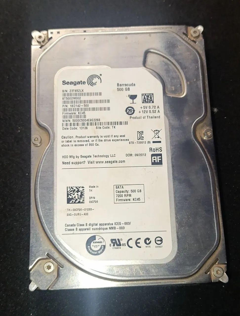 Hd seagate barracuda 500gb tudo ok - Foto 2