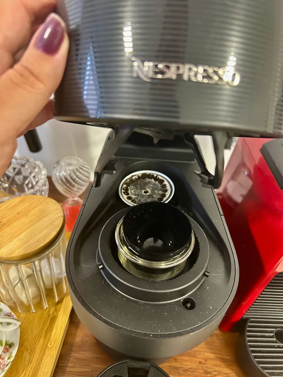 Nespresso Vertuo black 110v nova  - Foto 5