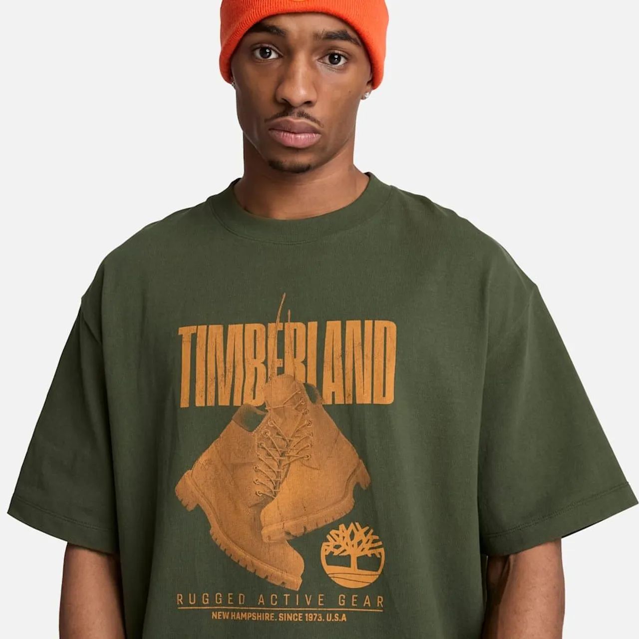 Camiseta Original Timberland Importada M Verde - Foto 5