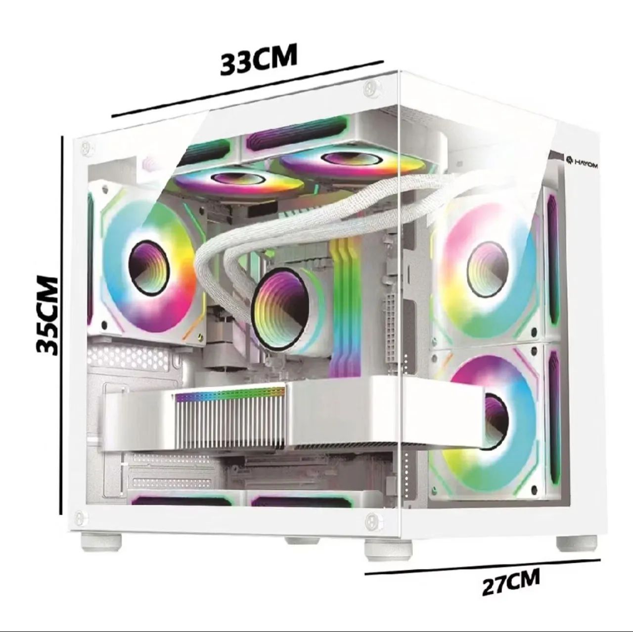 Gabinete Gamer com 4 Fans muda cor - Foto 3