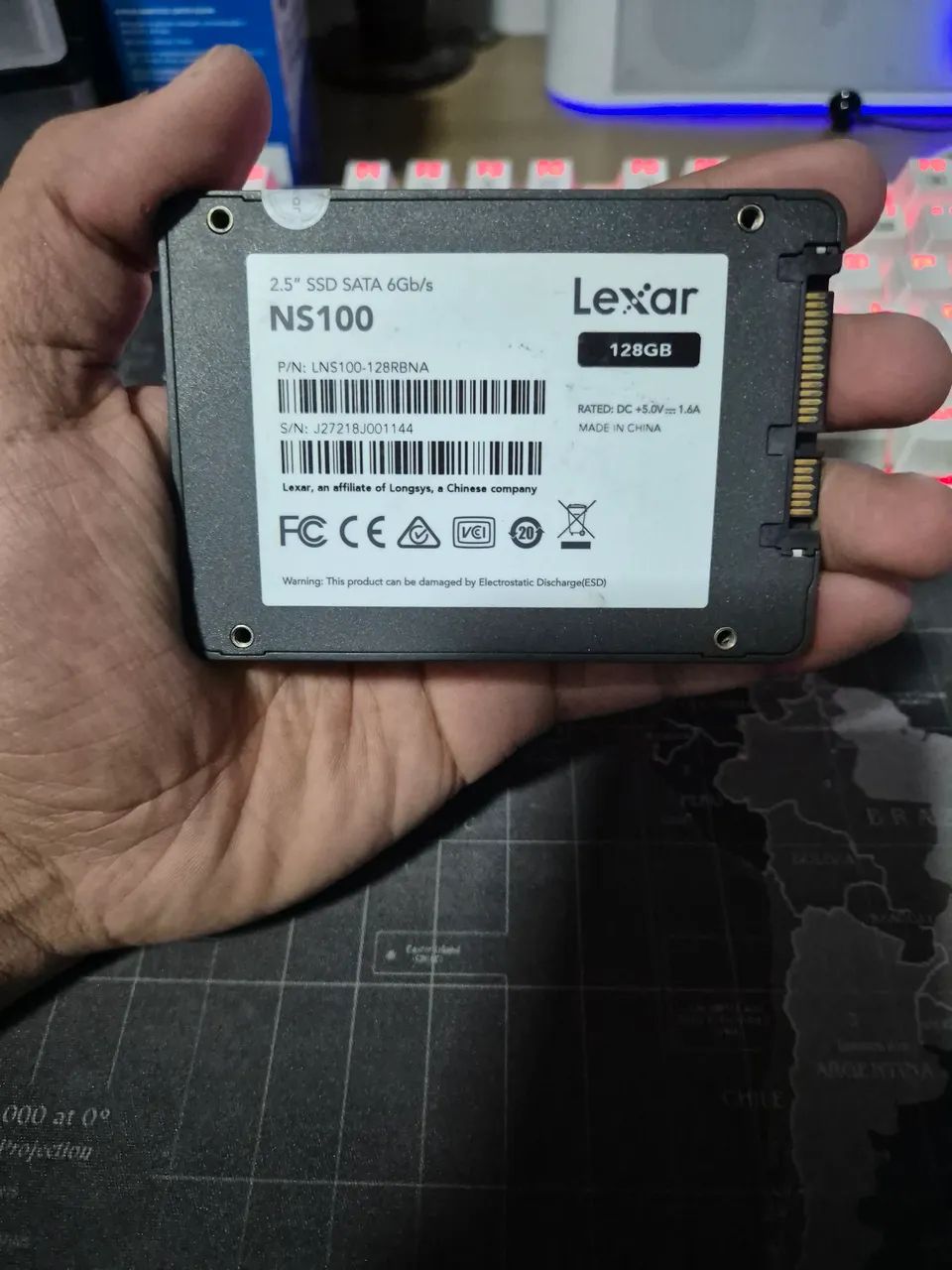 SSD Lexar 128 GB - Em ÓTIMO Estado