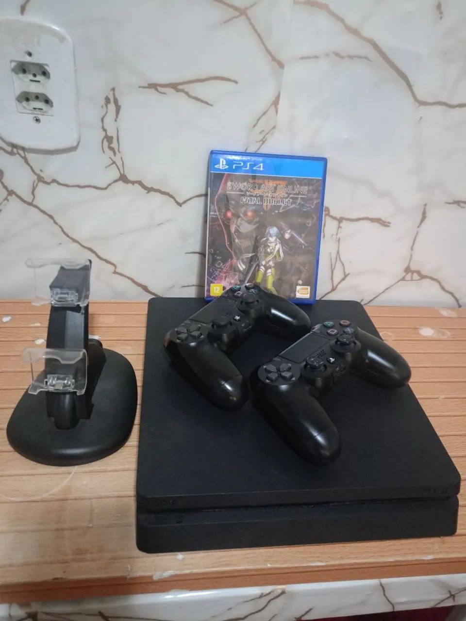 Ps4 slim 2 controles originais 