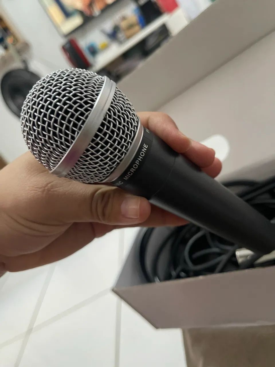 Vendo microfone com fio 5mt - Foto 2