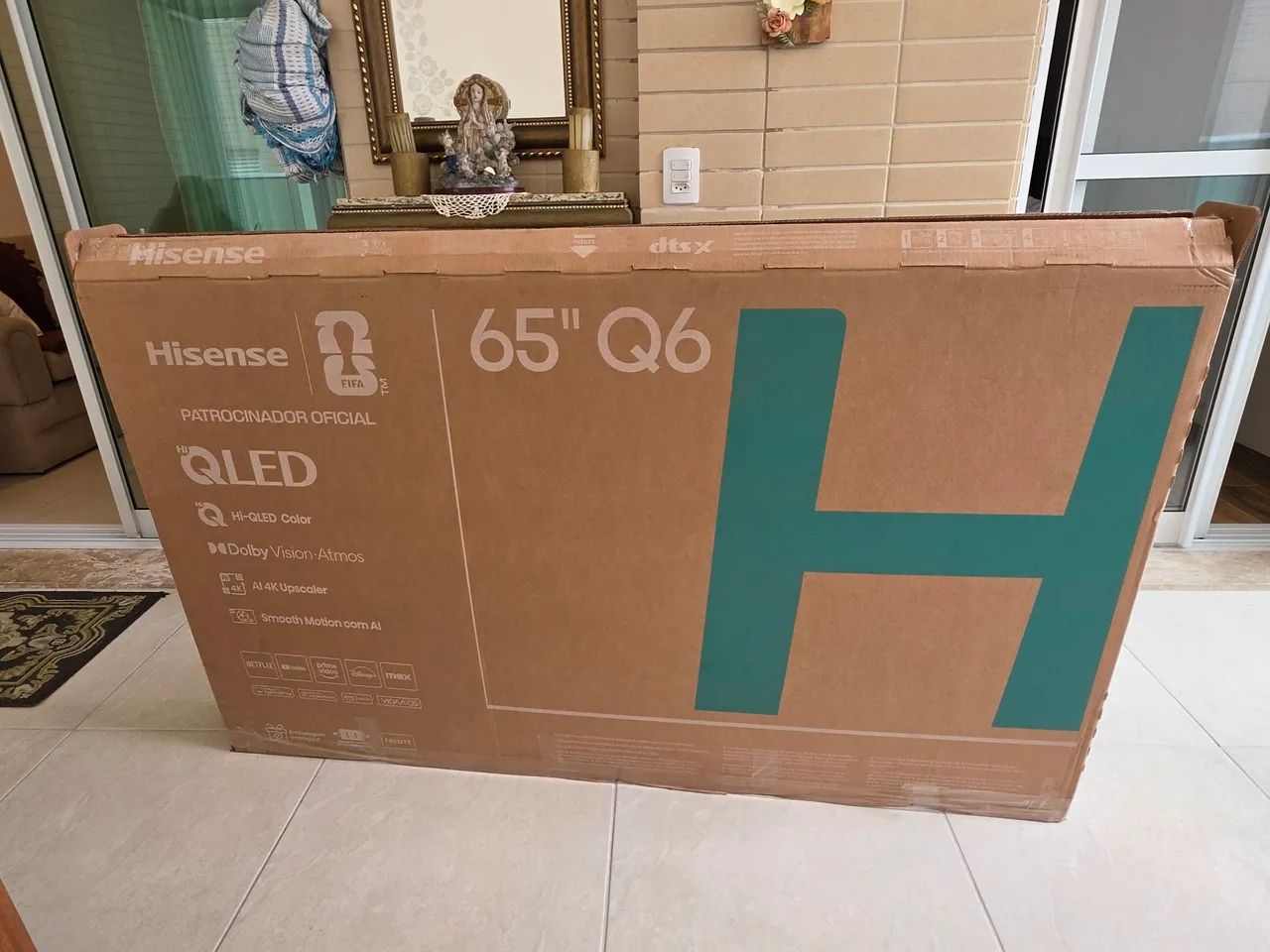 TV HISENSE 65" MODELO 65Q6QV - NOVA - Foto 4