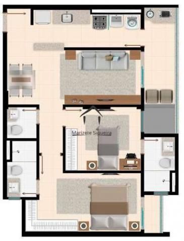Apartamento 2 quartos com varanda gourmet no Parque Amazônia Vistta Buriti - Foto 2