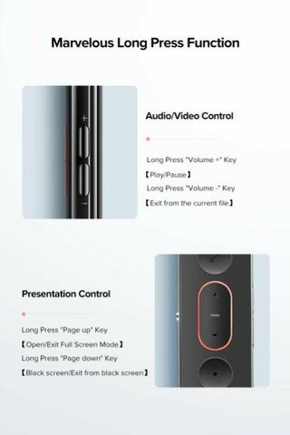 Apresentador multimídia Wireless 2.4 GHz e caneta Laser Pointer Ugreen - Foto 4