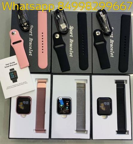 Relógio SmartWatch Inteligente P70 PRO a prova d água compatível com Android e iOS - Foto 3