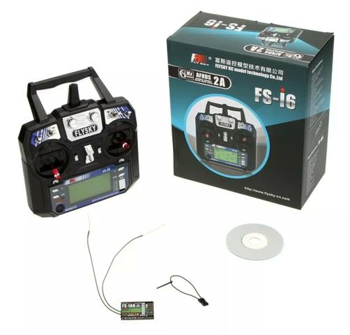 Radio Controle Flysky Fs-i6 V2 06 Canais 2.4ghz com Receptor de Maior alcance