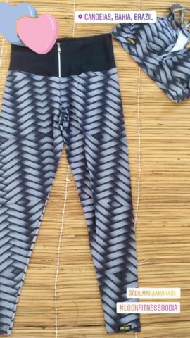 Conjunto top e calça fitness - Foto 3