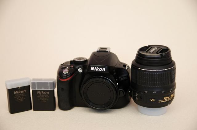 Kit Nikon D5100 + Lente+grip+bateria Extra + Cartão Sd + Bolsa -Muito Nova