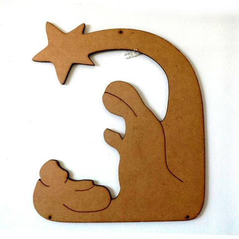 Artesanato em MDF - Símbolos de Natal - Foto 4