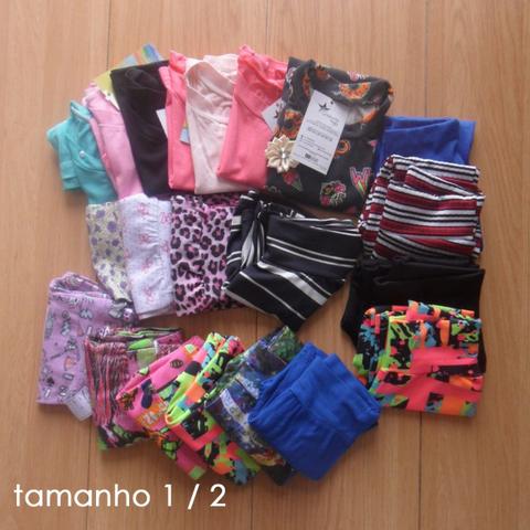 Kit Roupas Tamanho 1 Lote Peças Novas