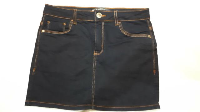 Saia Jeans escuro - Foto 4