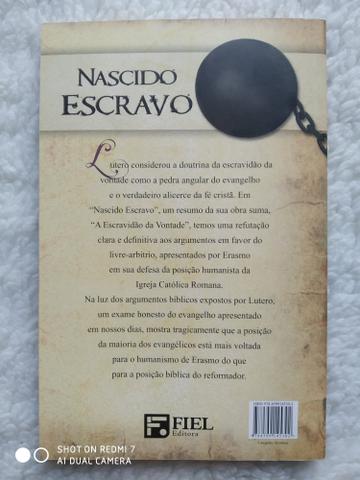 Livro Nascido Escravo, de Martinho Lutero - Foto 2