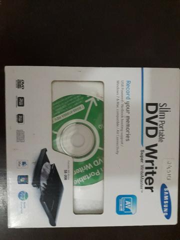 Promoção !!! Dvd Portátil Samsung Original Novo, Passo Cartão