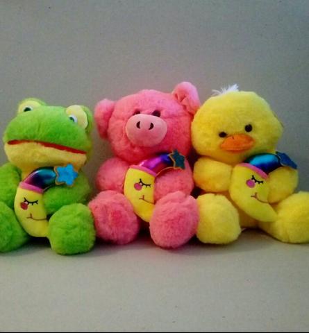 Lote de bichinhos de pelúcia novos, 20cm cada