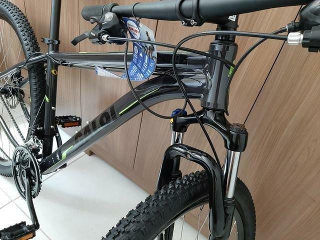 Bicicleta Caloi 29 Suspensão c/Trava Freio a Disco (Lacrada) Nota Fiscal - Foto 4
