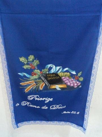 Toalha Caminho para púlpito ( AZUL)