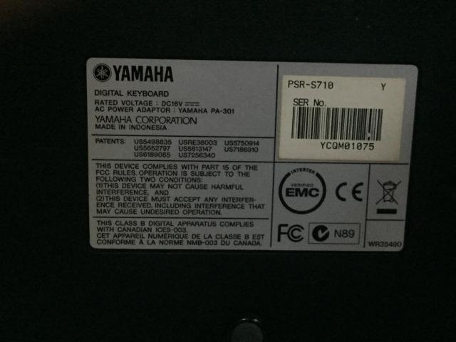 Teclado Profissional Arranjador Yamaha PSR 710 - Foto 6