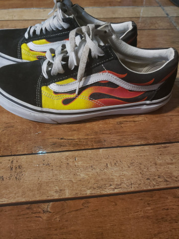 tenis vans x thrasher