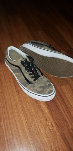 vans tenis camuflado