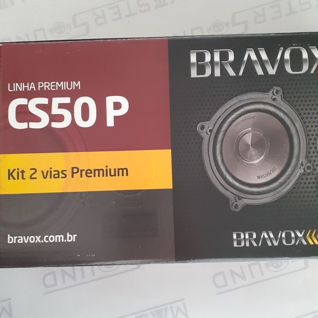 Kit 2 vias. Bravox Premium. CS50P.  5". 60RMS. Garantia. Novo. Instalado.  - Foto 2