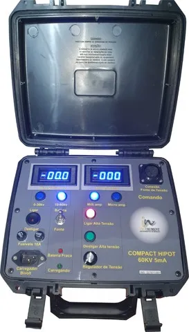 Hipot 60kv 5ma DC Venda, Locação e Calibração