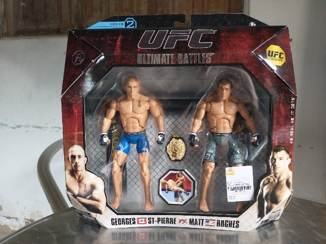 Bonecos UFC Georges St. Pierre x Matt Hughes