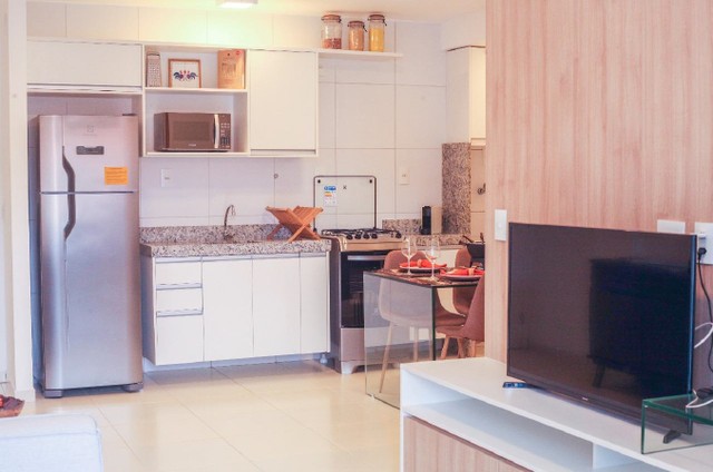 Apartamento para venda 52, 45 m², Mobiliado. 2 quartos, sendo 1 suíte no Centro de Guarami