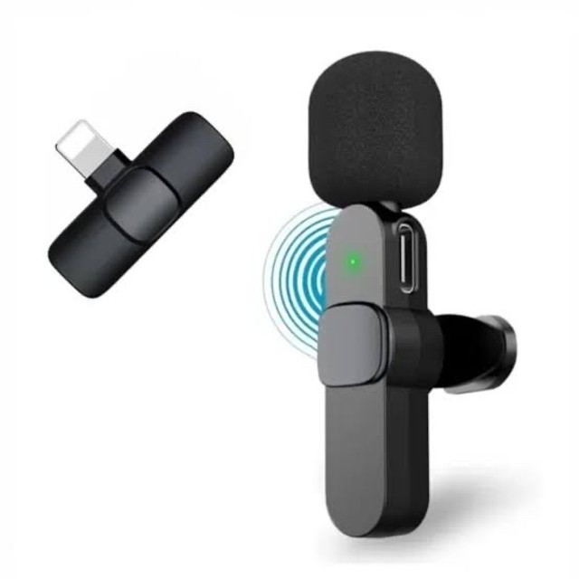 Microfone de lapela sem fio IPhone K9  - Foto 3