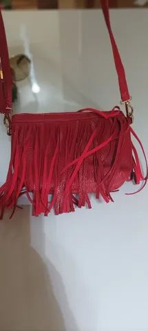 Bolsinha de lado vermelha - Foto 2