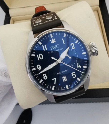 Relógio IWC Automatico Couro Novo