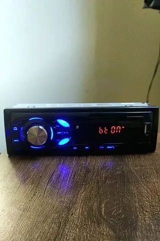 Rádio de carro Bluetooth pendrive auxiliar FM Novo - Foto 2
