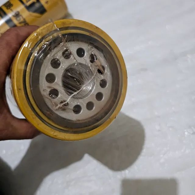 Carregadeira caterpillar 966 972 filtro combustível novo original 3089679 - Foto 5