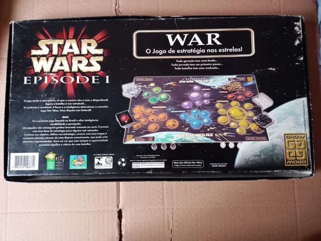 Jogo War Star Wars Episode 1 Grow Completo (Leia Anúncio), Jogo de  Tabuleiro Grow Usado 67149426