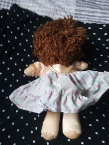Linda boneca antiga com son de corda alt 30 cm - Foto 4