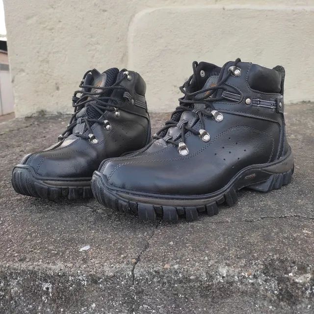 Bota Caterpillar Adventure Preto Cano Alto