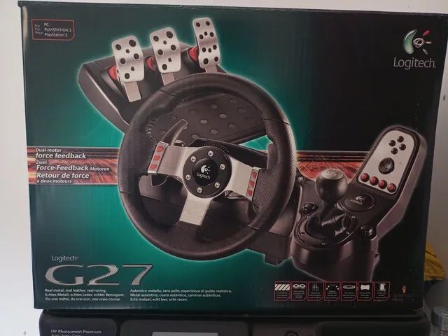 Volante G27 + cambio+ Pedal - Videogames - Parque Saudade, Nova