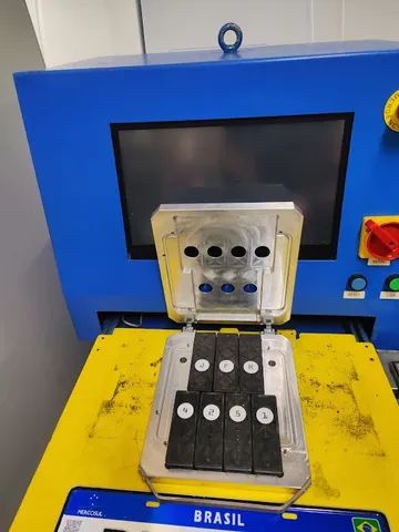 Prensa Hidráulica Placa Mercosul Matriz e Conj Alfa Numéricos - Foto 4