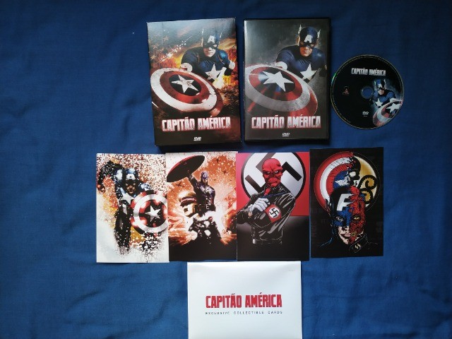 DVD Capitão América (1990) + Cards