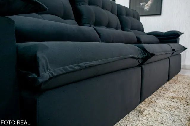 Sofá Retrátil Reclinável 3.20m rf8 - Foto 4