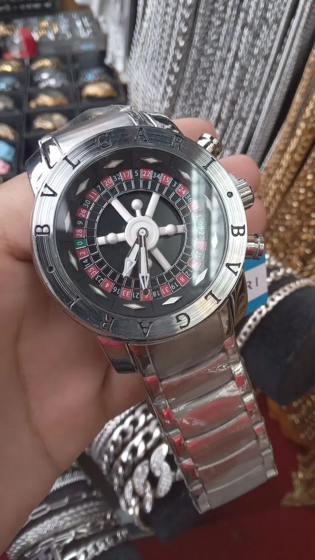 Relógio  bvlgari importado a prova d'água 