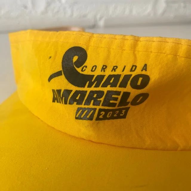 Cod311 Viseira para corrida esportes maio amarelo - Foto 6