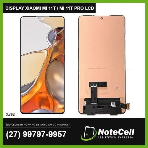 Tela/Display P/ Xiaomi Mi 11t / Mi 11t Pro Lcd - Instalação em 30 min!
