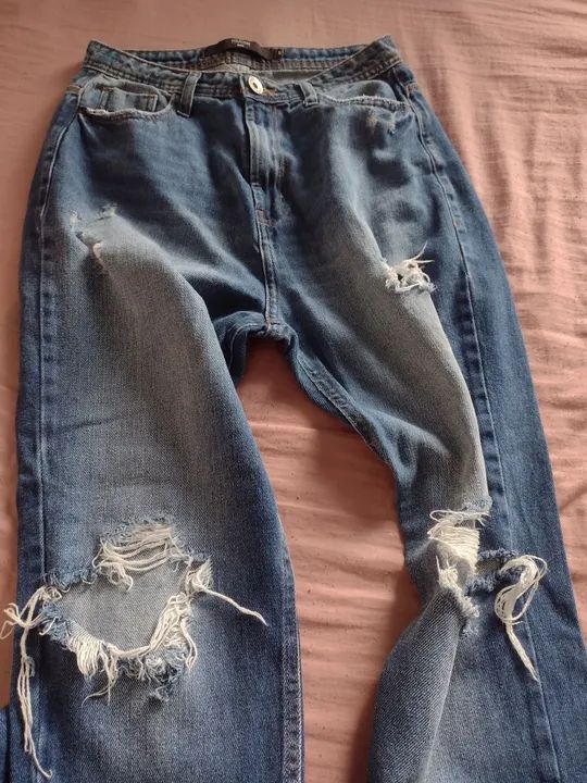 Calça jeans feminina 40 yuocom - Foto 3