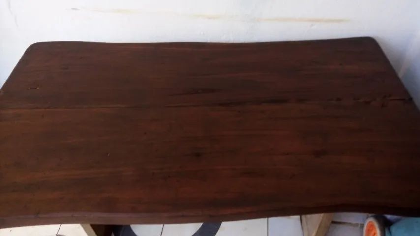 Mesa Retangular Madeira De Tora Maciça - Leia o anúncio  - Foto 2
