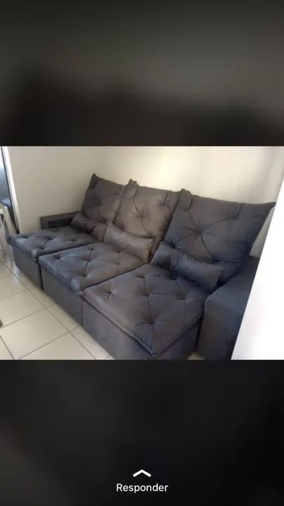Fabricação e reforma de sofá, estofado, sob medida, retrátil e reclinável, canto - Foto 3
